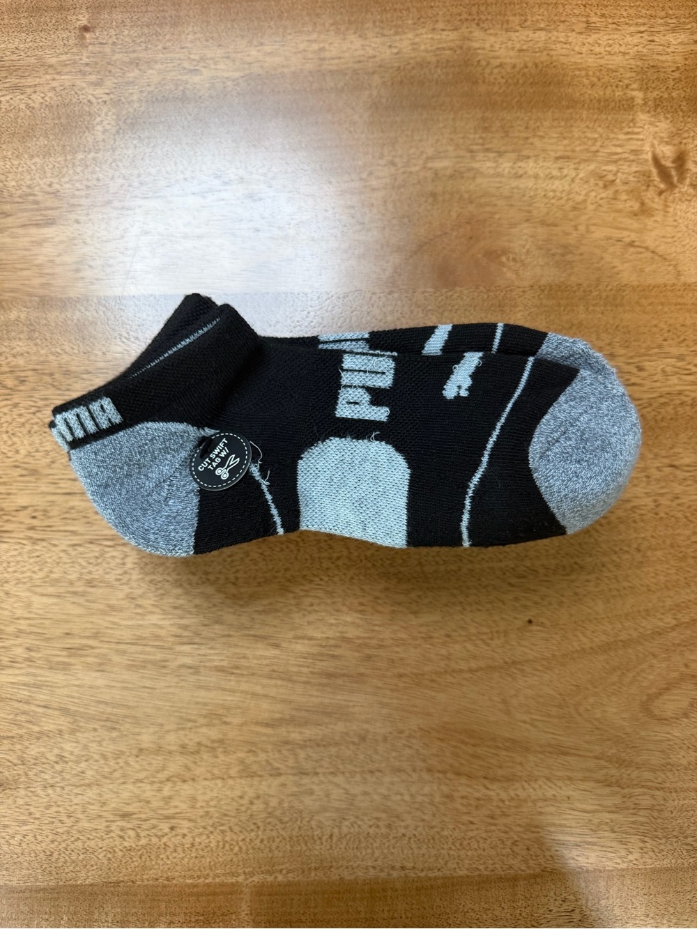 Puma - Women’s No Show/Low Cut Socks (5 Pairs) | Black & Gray | Size 6-12